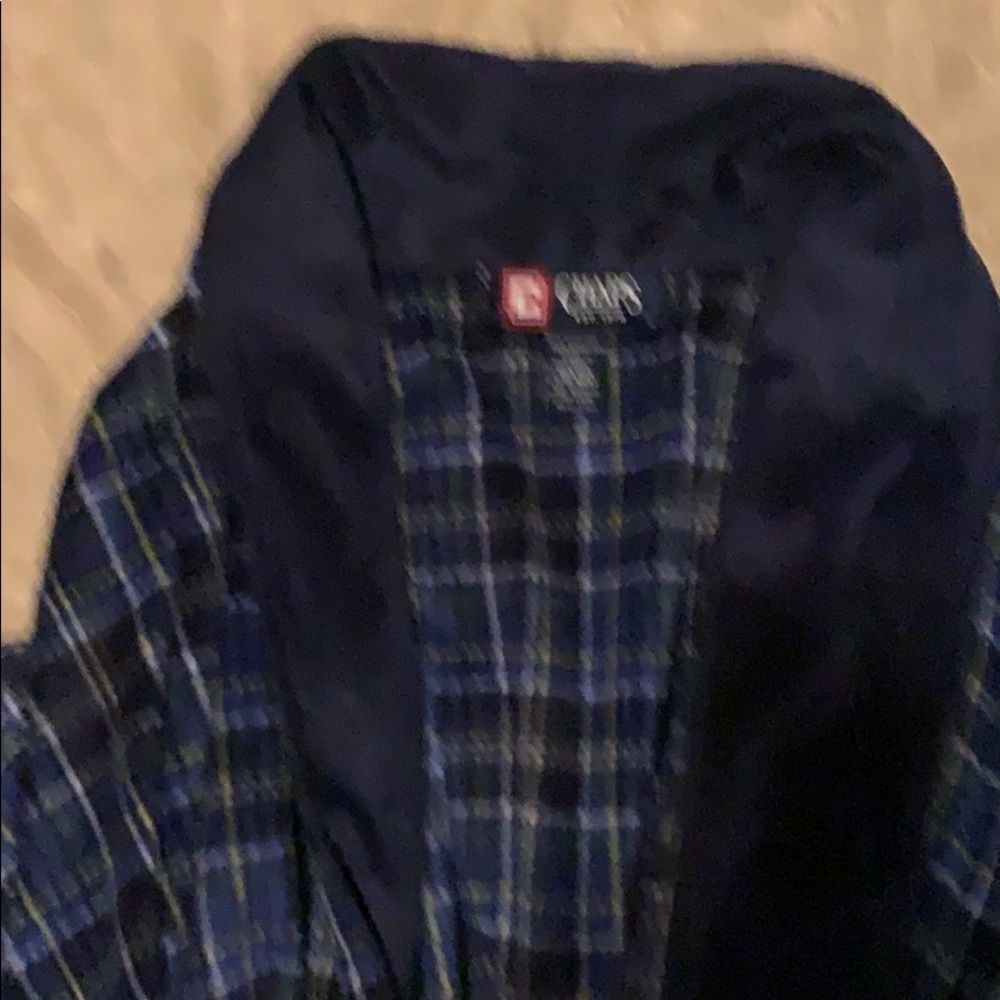 Man chaps long fleece robe